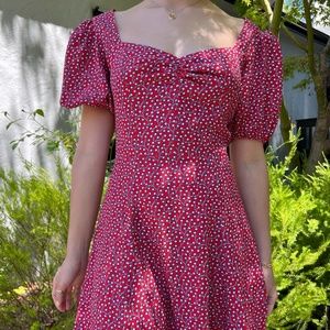 Elao Floral Puff Sleeve Minidress (US-4)